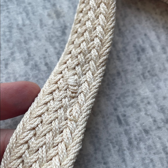 Vintage Italian Belt Leather & Woven Strap - Picture 14 of 15